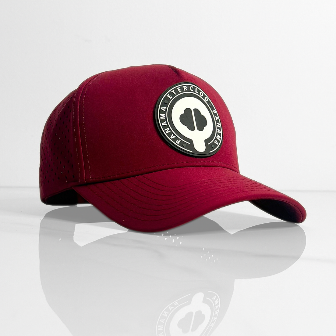 GORRA LOGO ROJO VINO