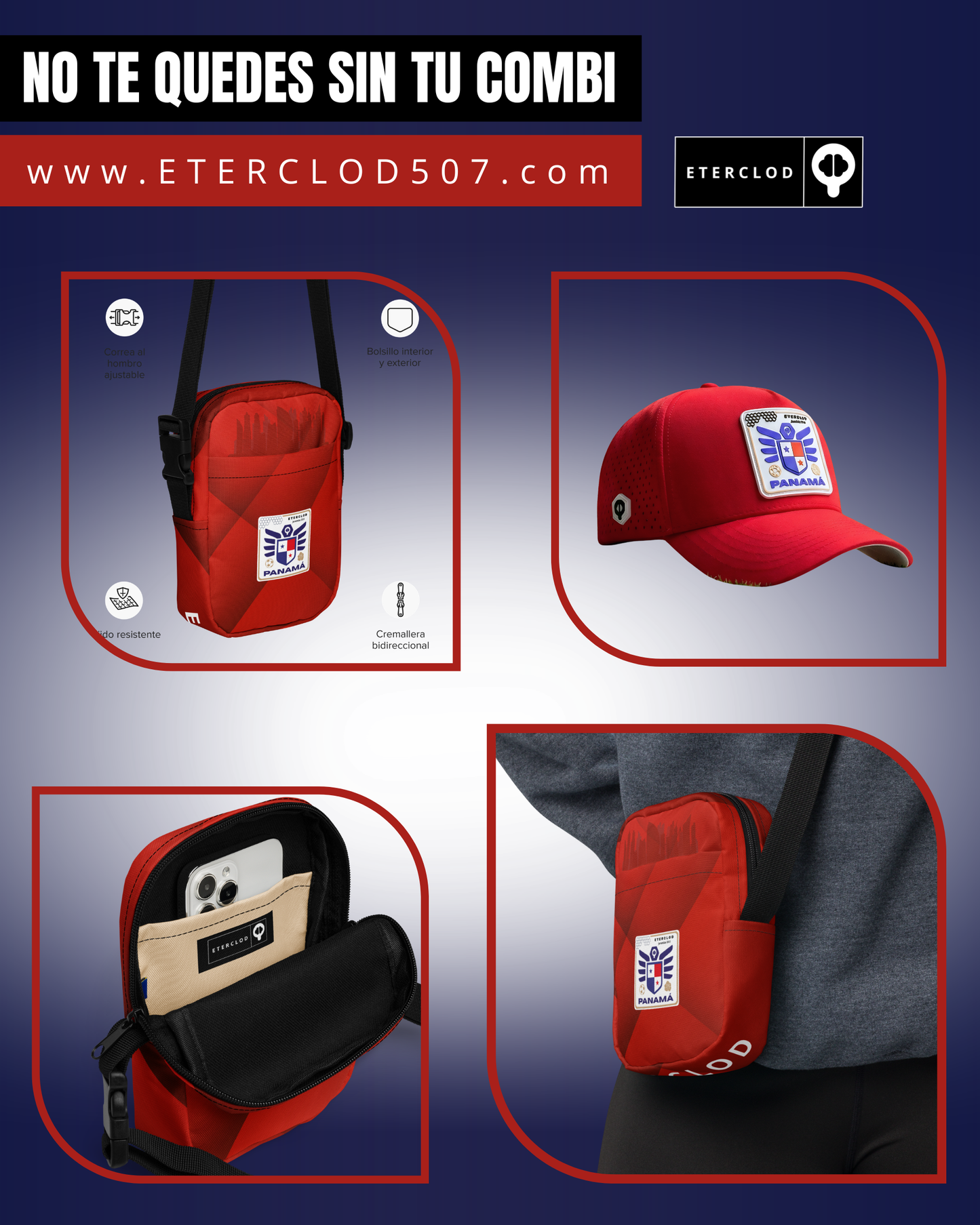 MANOS LIBRE ROJA DE LA SELE (RIÑONERA)