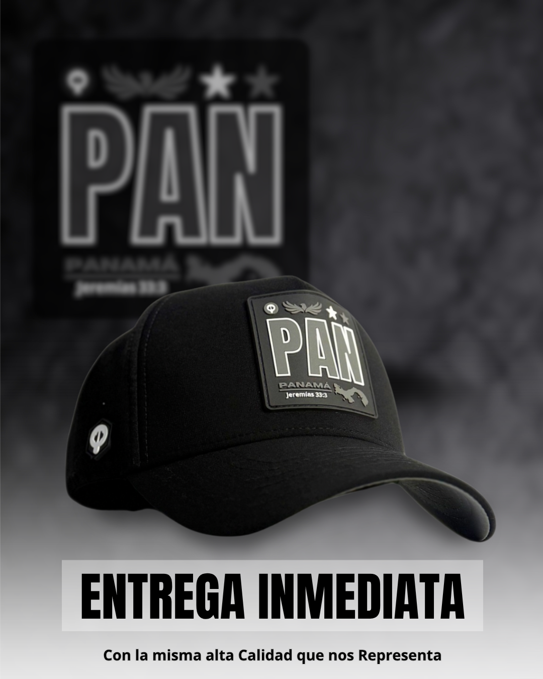 GORRA NEGRA PAN / EDICION 0.3