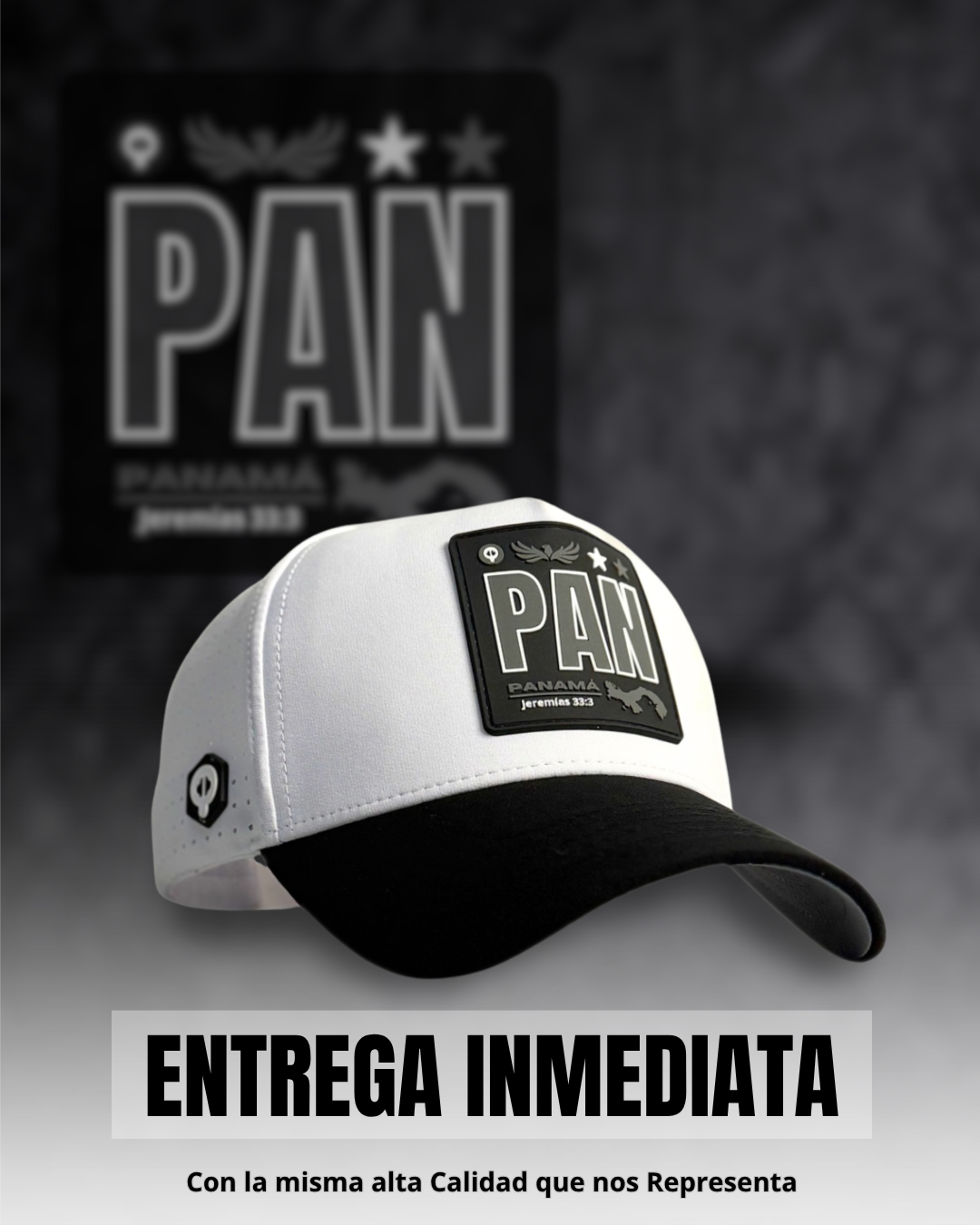 GORRA BLANCA PAN / EDICION 0.3